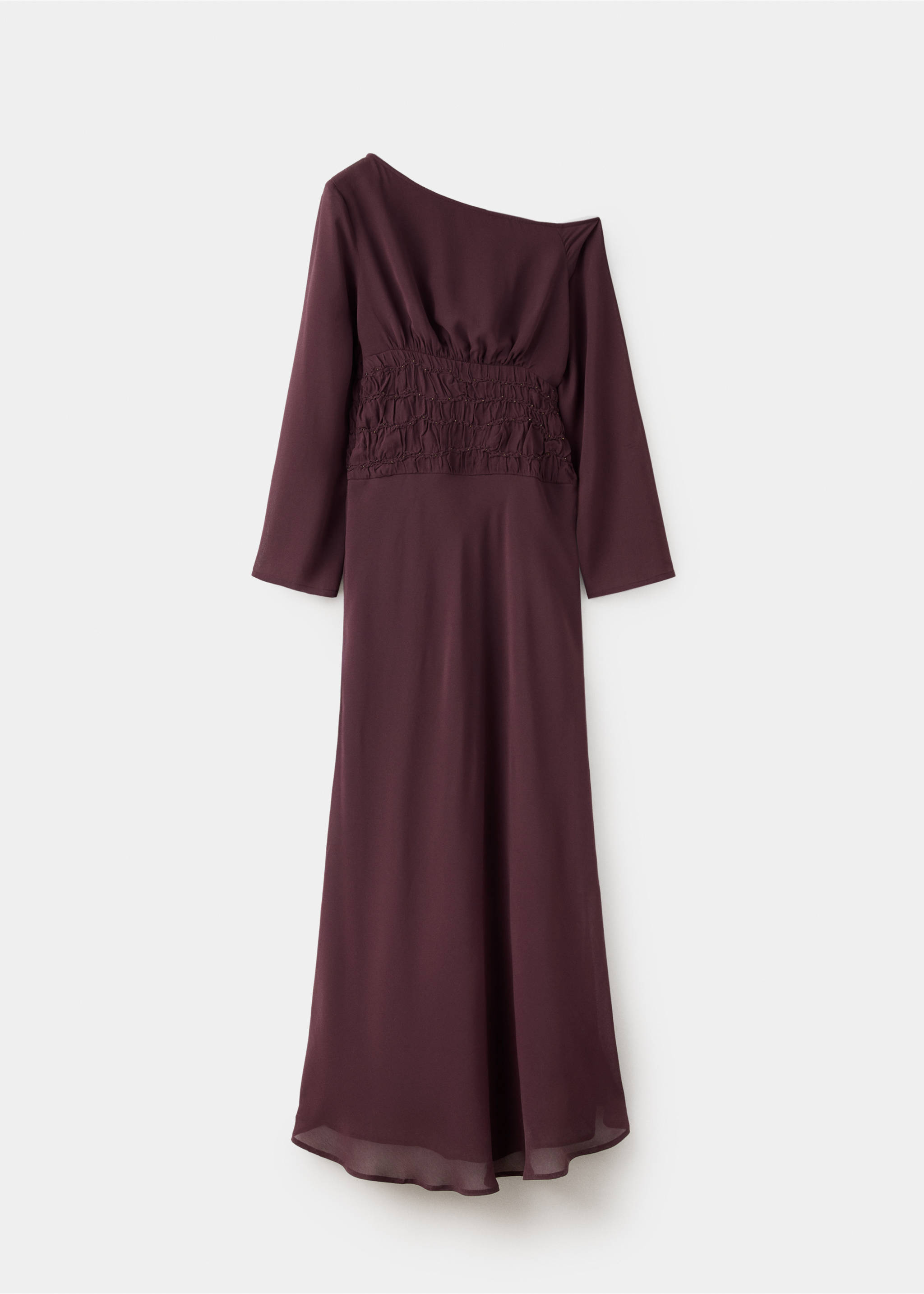 Robe épaule dénudée - Article sans modèle, Bordeaux. Ref: 37088272-00.