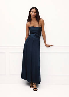 Strapless top — Navy 2