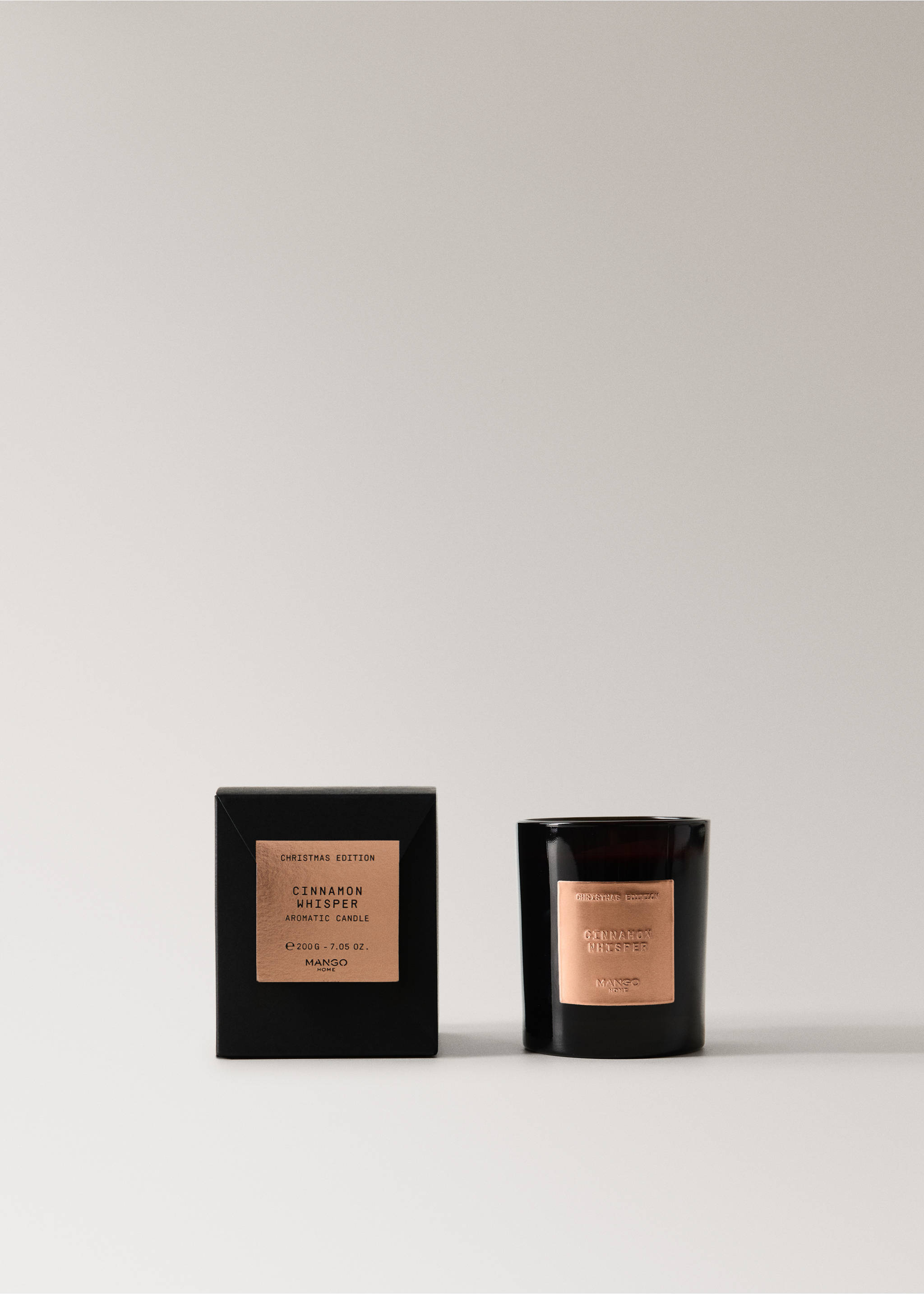 Bougie parfumée CINNAMON 200 g - Détail de l'article 2, Cuivre. Ref: 37088277-00.