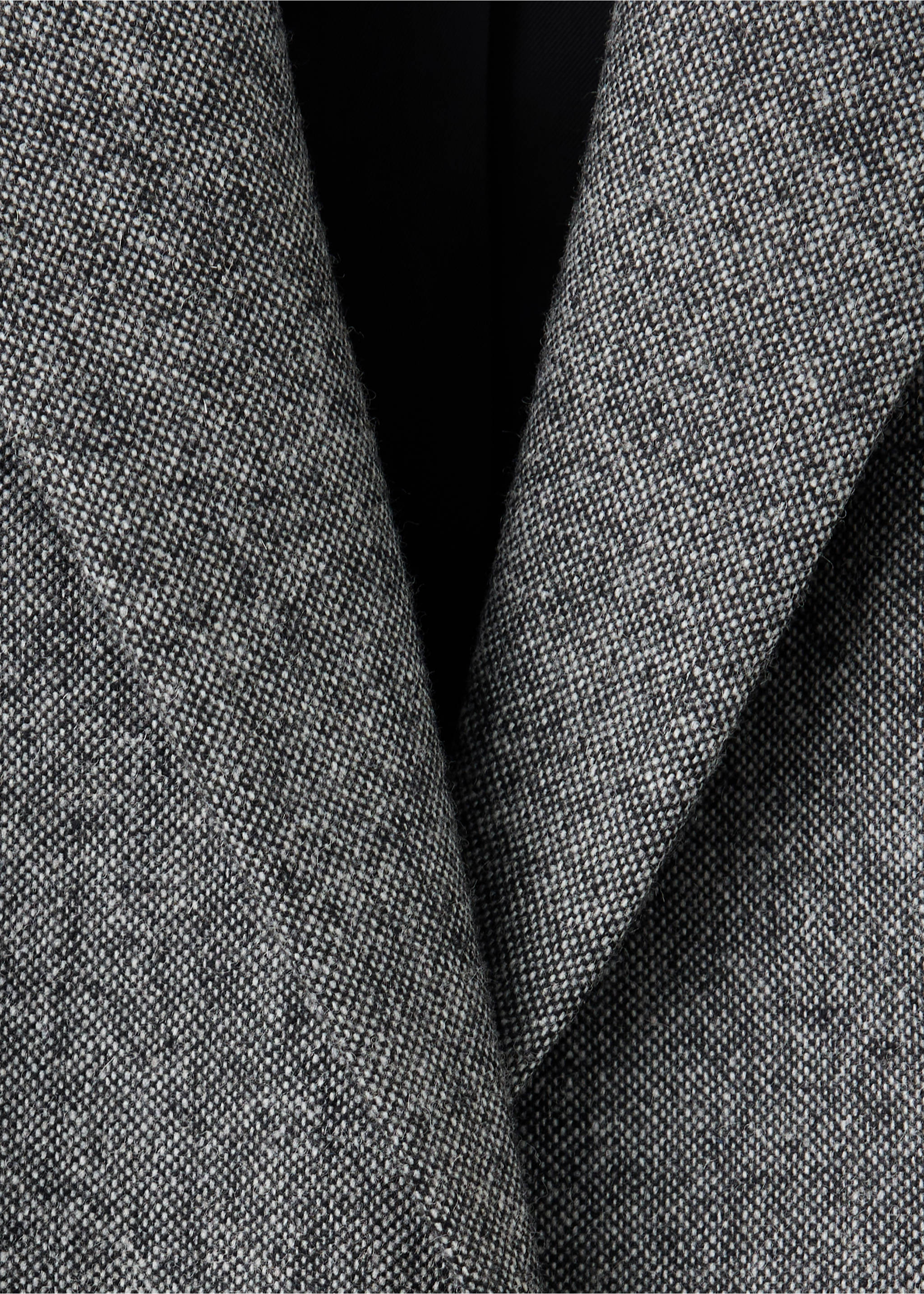 BLAZER MACHIATO - Details of the article 8, Medium Heather Grey. Ref: 37088287-00.