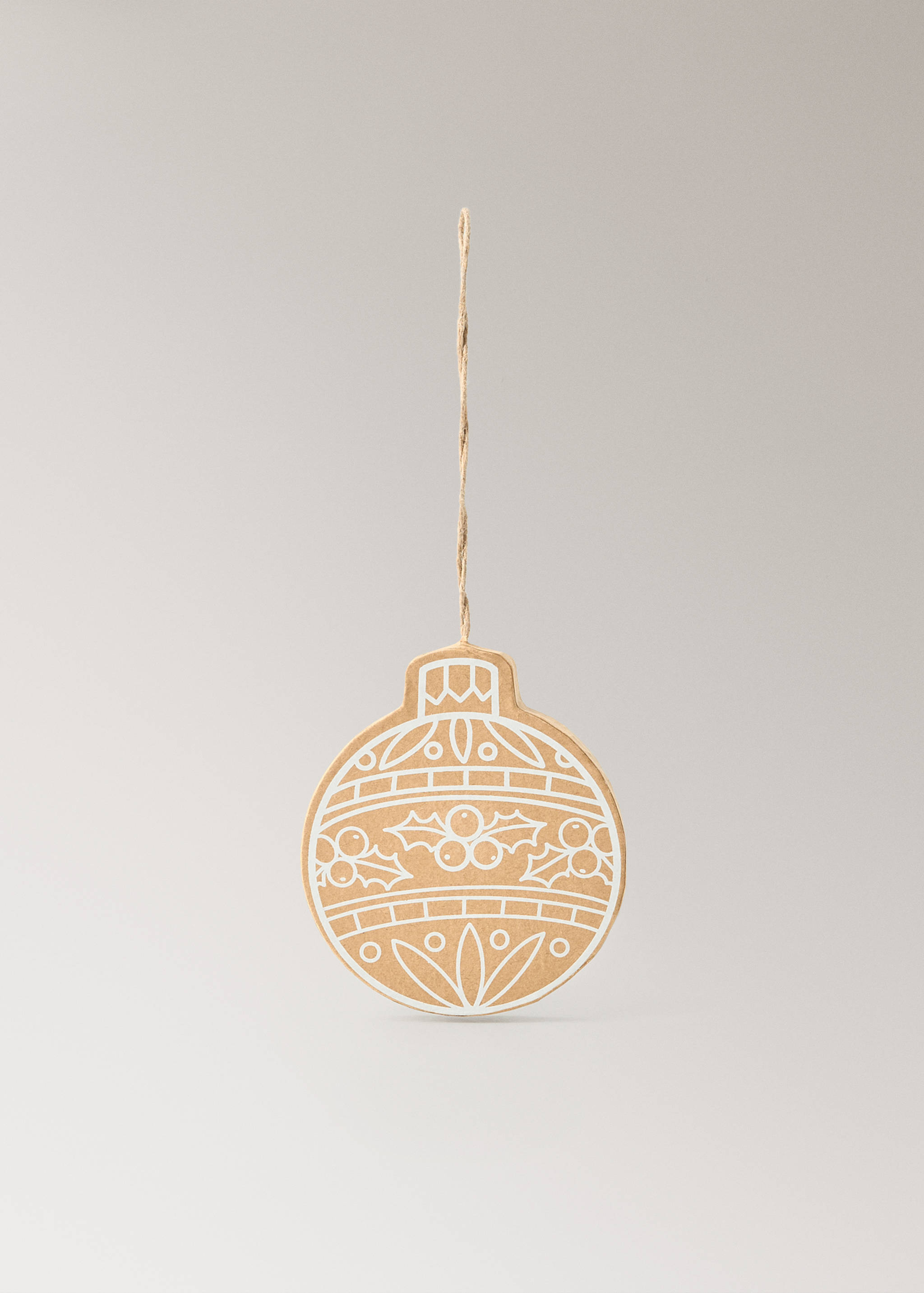 Set mit 5 Weihnachtsdekorationen aus Karton - Detail des Artikels 2