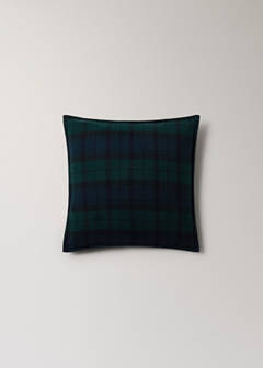 Tartan check cushion cover 45 x 45 cm — Blue 4
