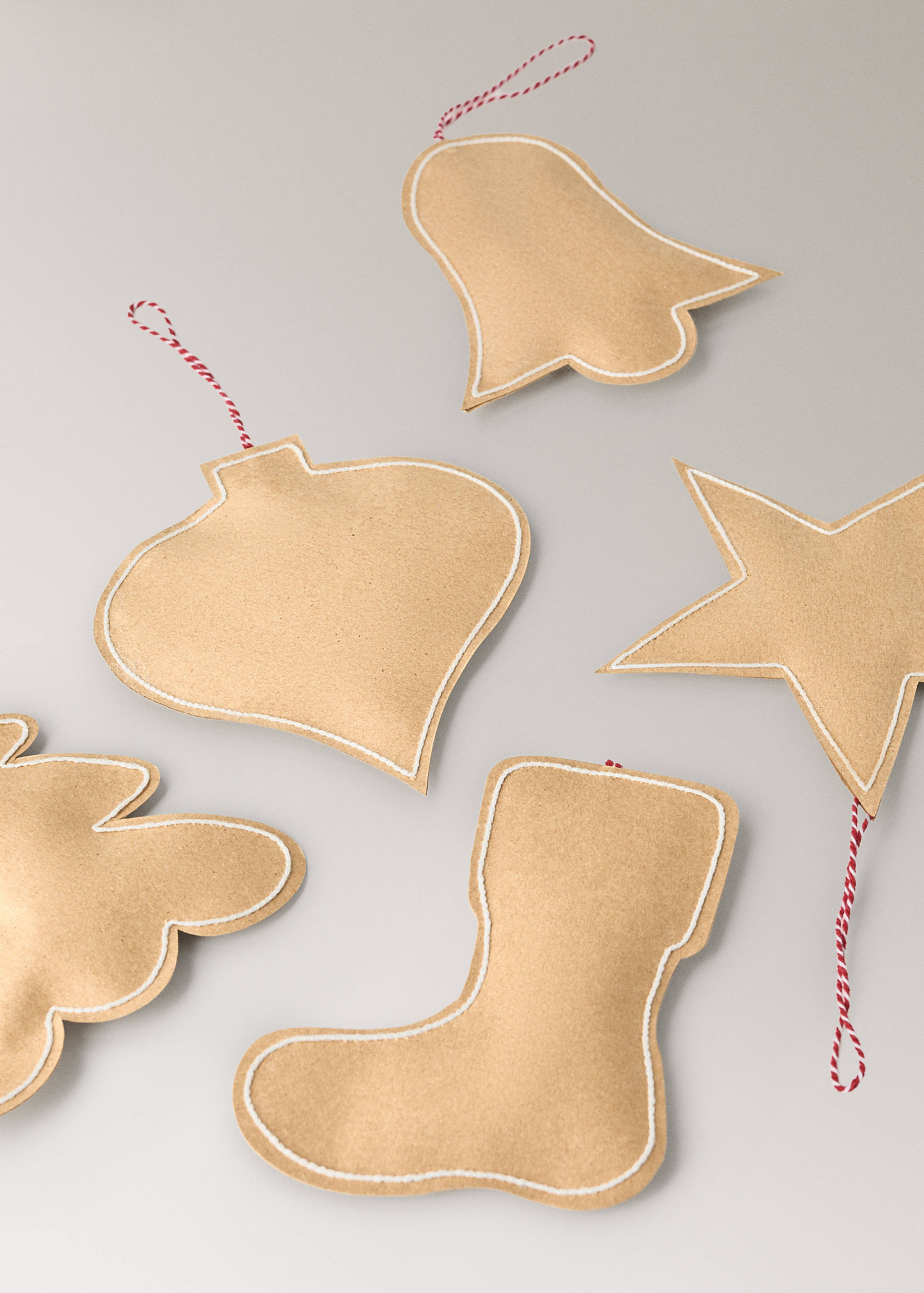 Set mit 5 Weihnachtsdeko-Elementen - Detail des Artikels 1