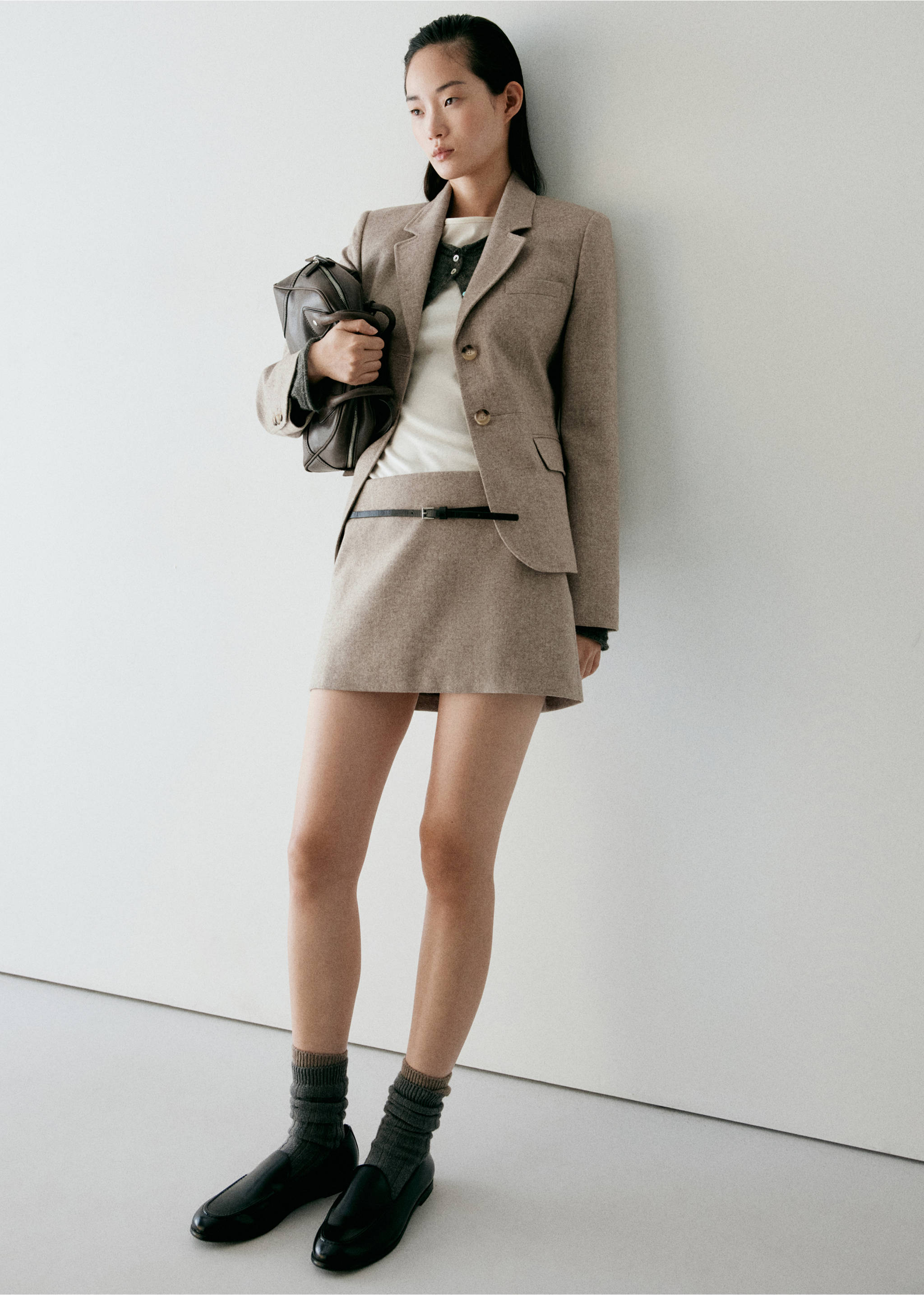 SKIRT FRAPPE - Overzichtstekening, Open beige. Ref: 37088640-00.