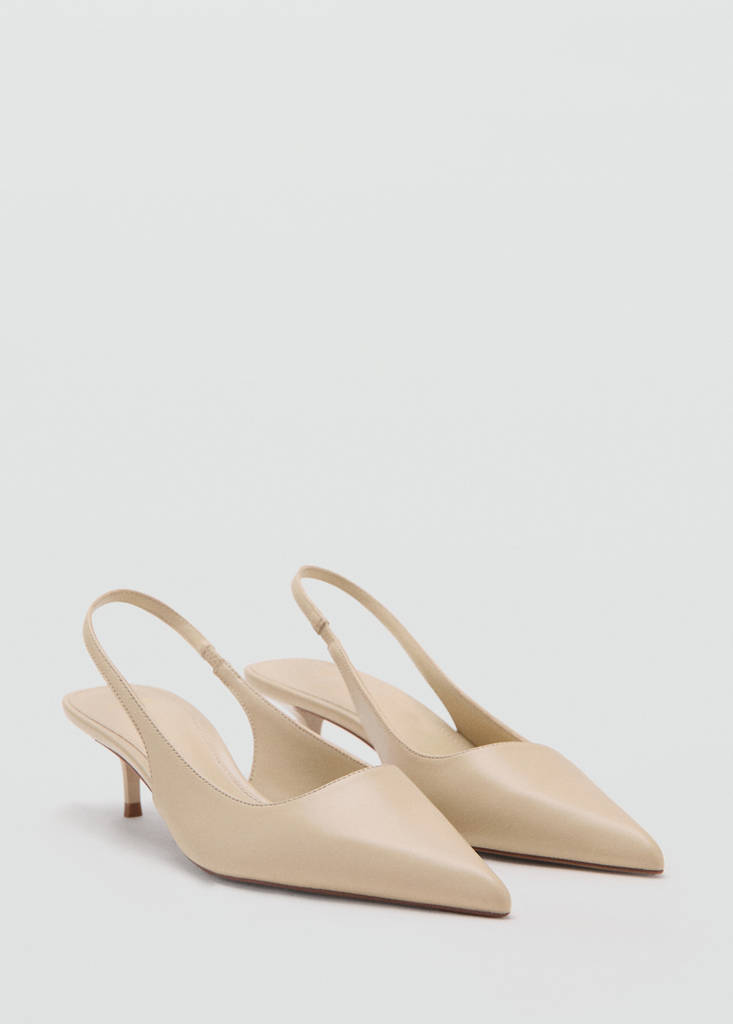 Scarpa Tacco Pelle Punta