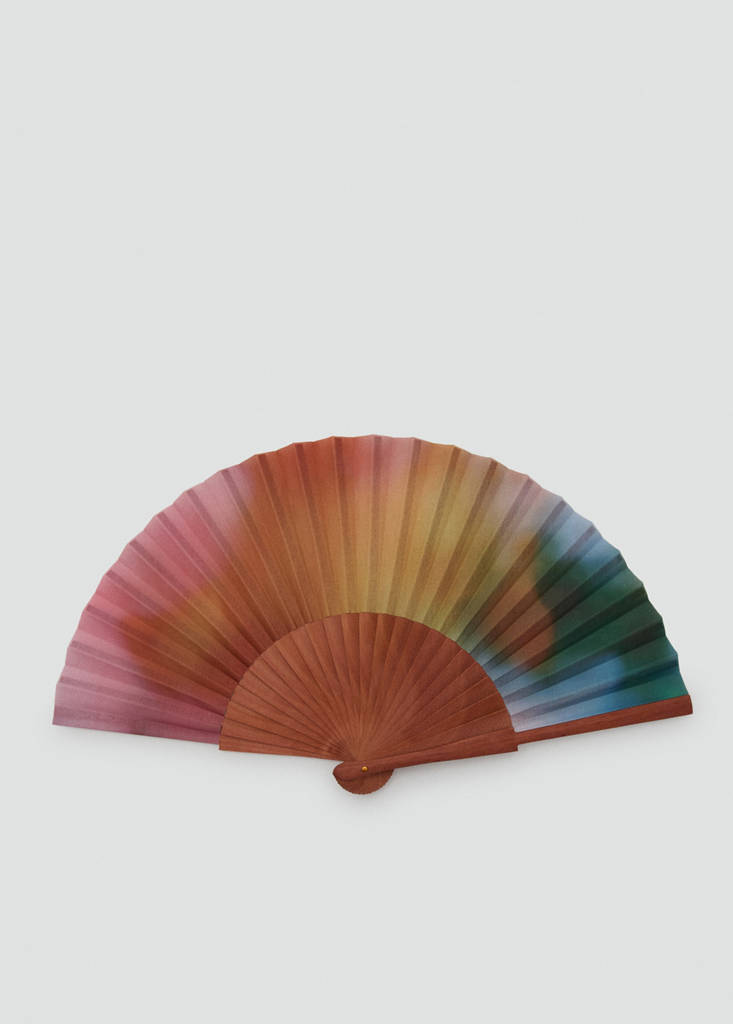 Multicoloured fan — Yellow