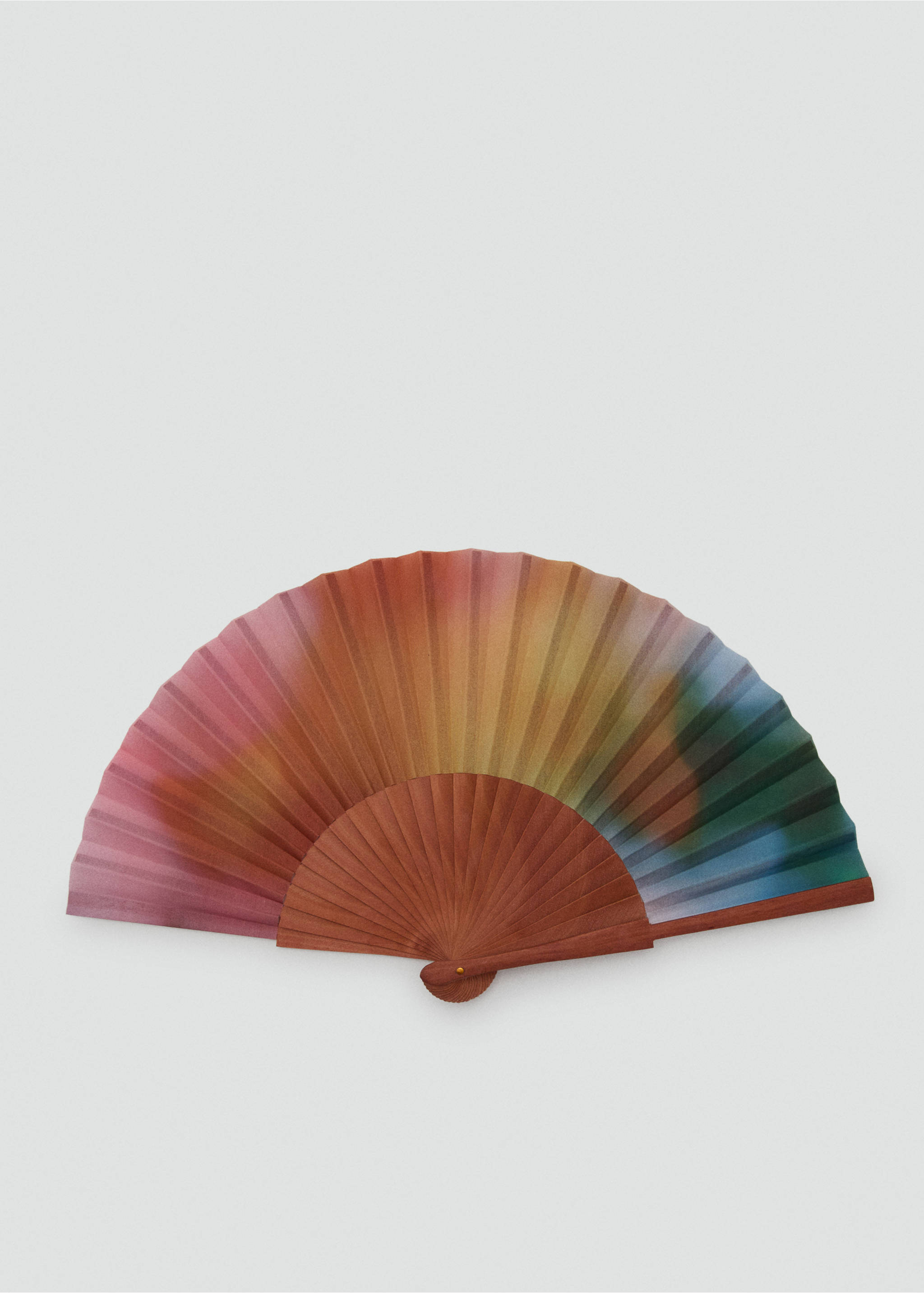 Multicoloured fan - Article without model, Yellow. Ref: 37091328-00.