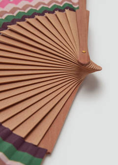 Multicoloured fan — Green 3