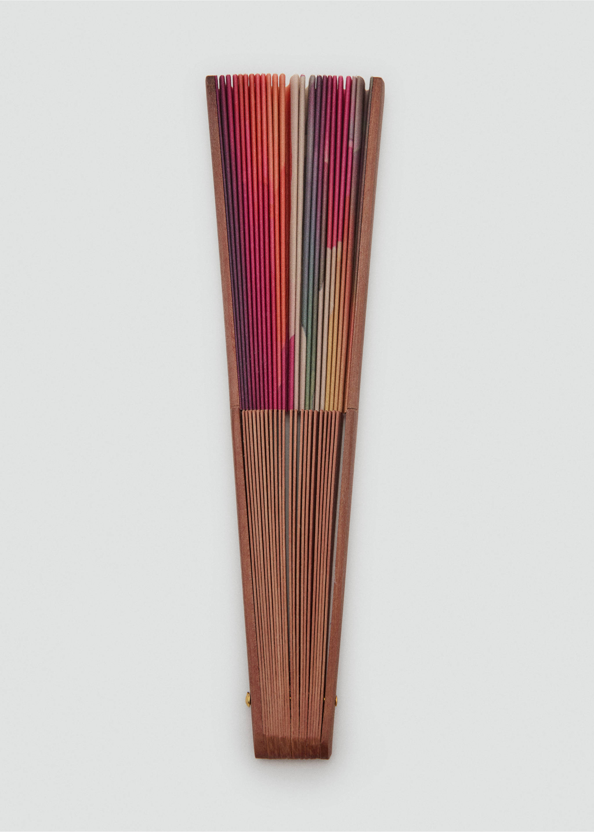 Bicolour striped fan - Medium plane, Fuchsia. Ref: 37091328-00.