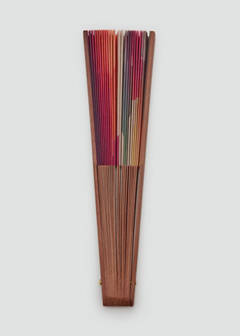 Multicoloured fan — Fuchsia 2