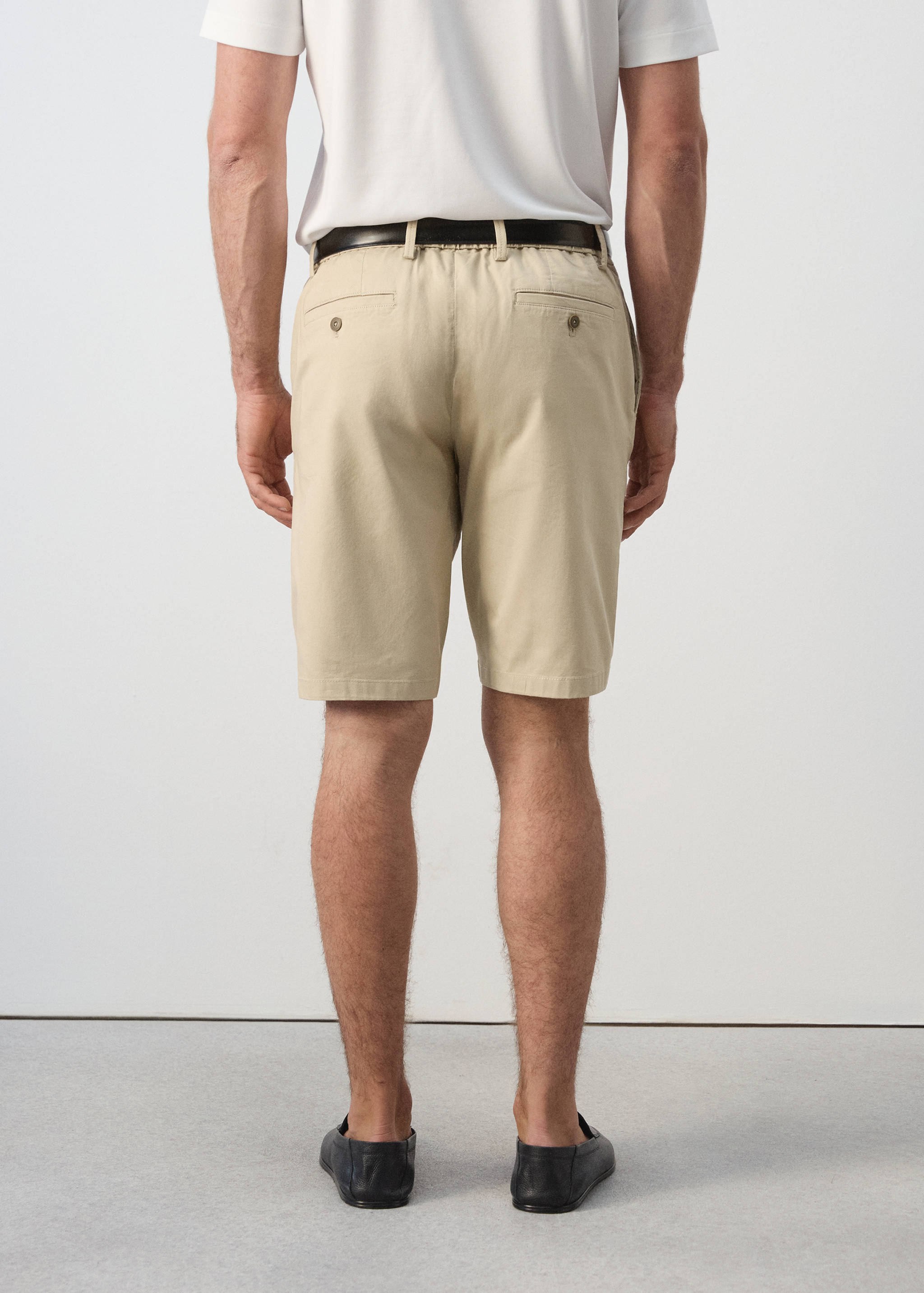 Bermudas slim fit chino algodón - Reverso del artículo