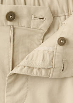 Slim-fit chino cotton bermuda shorts — Beige 7