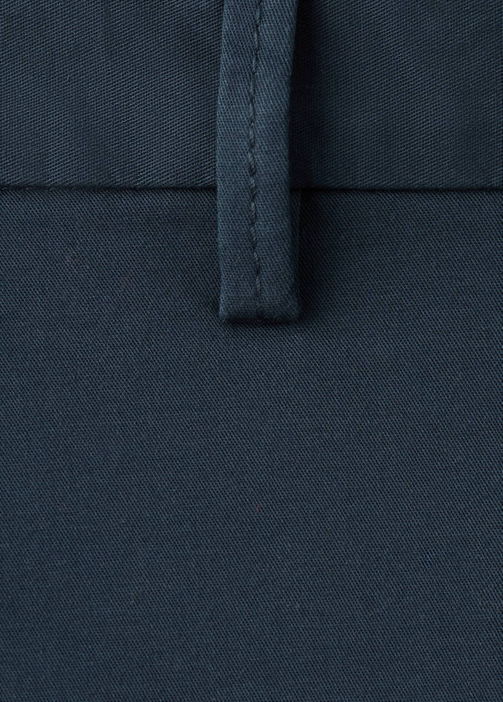 Slim-fit chino cotton bermuda shorts — Navy