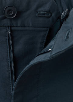Slim-fit chino cotton bermuda shorts — Navy 9