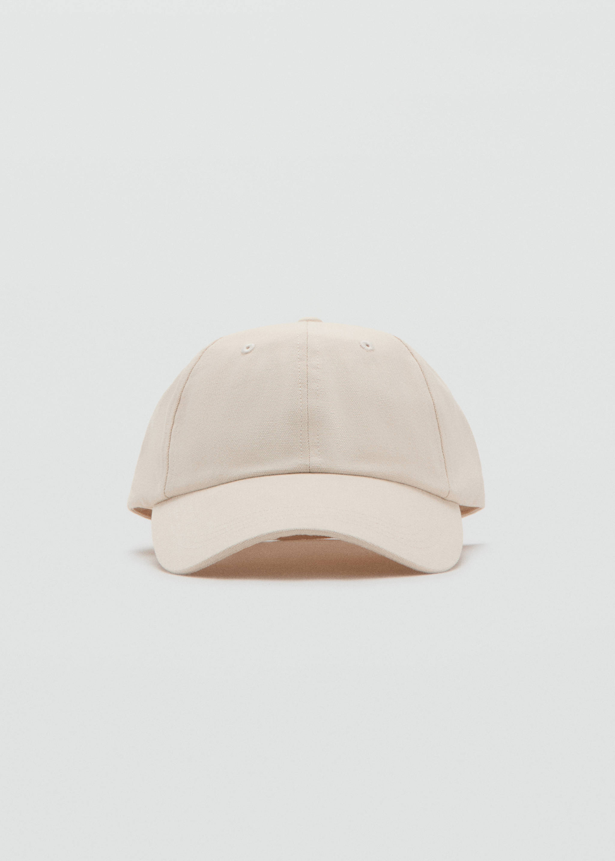 Gorra lisa algodón - Plano medio