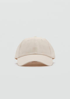 Plain cotton cap — Ecru 3
