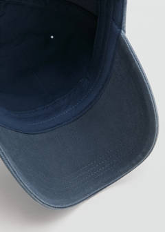 Plain cotton cap — Blue 4