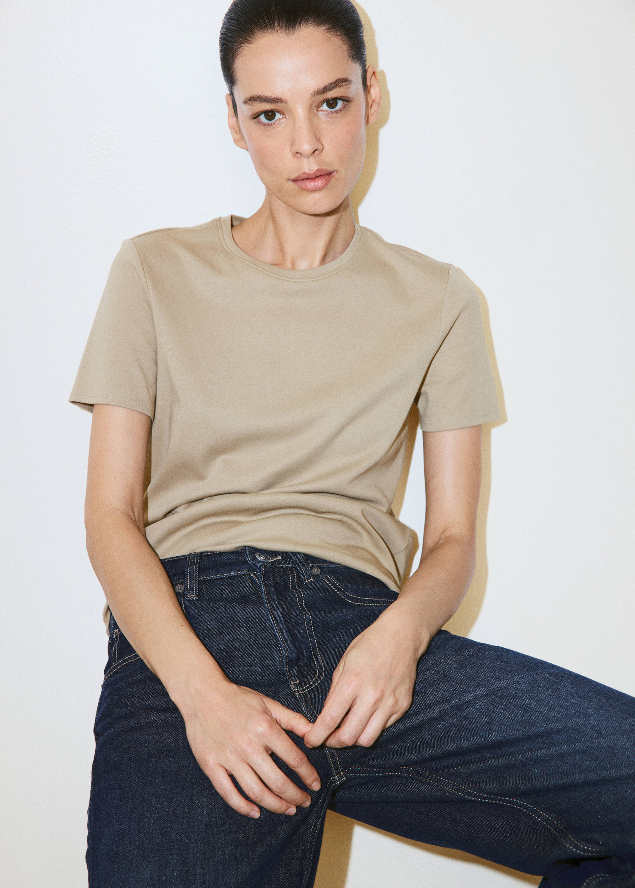 100% cotton t-shirt - Medium plane