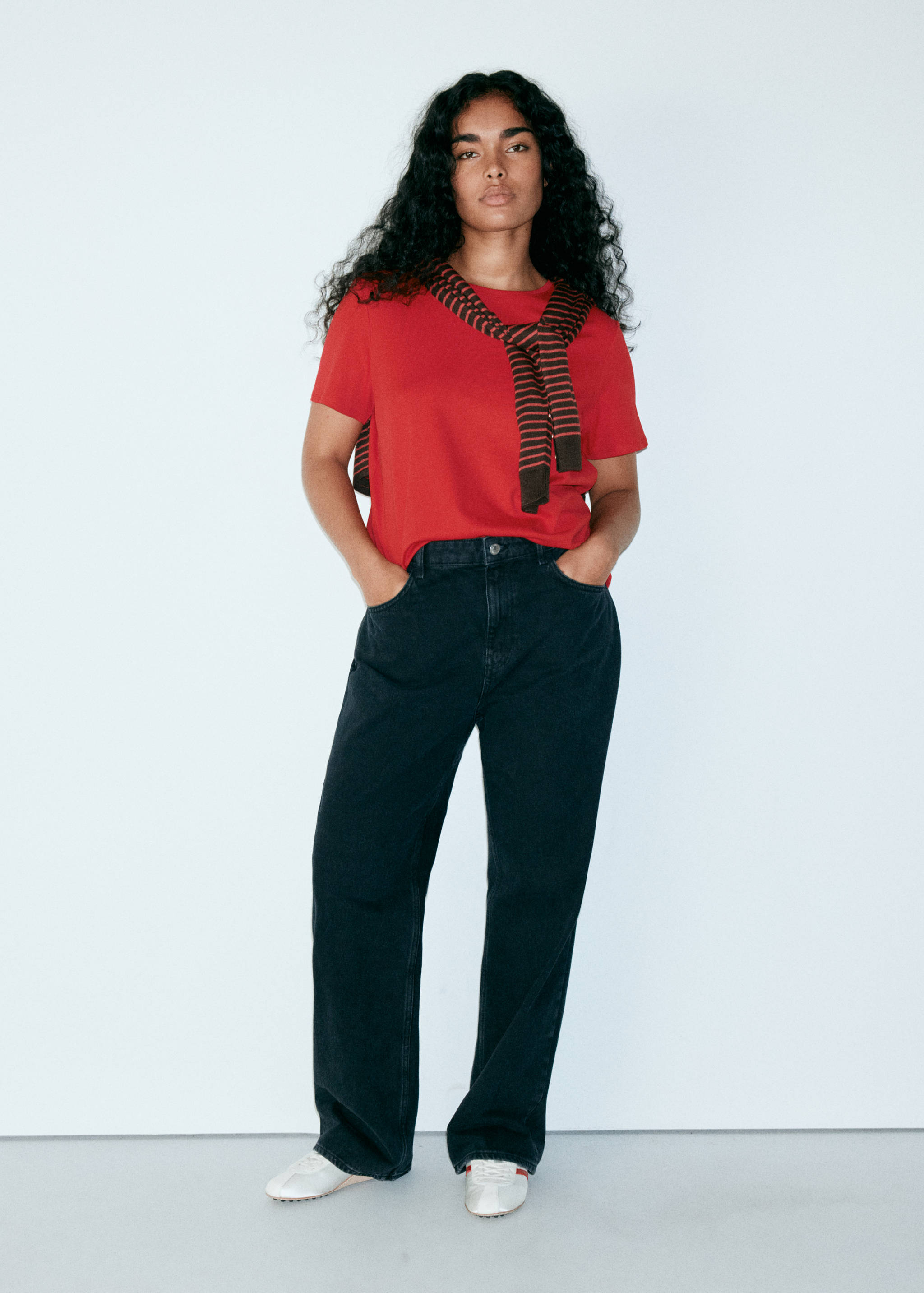 100% cotton round neck t-shirt - Details of the article 5