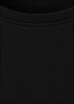 100% cotton round neck t-shirt — Black 9
