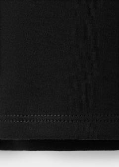 100% cotton round neck t-shirt — Black 10