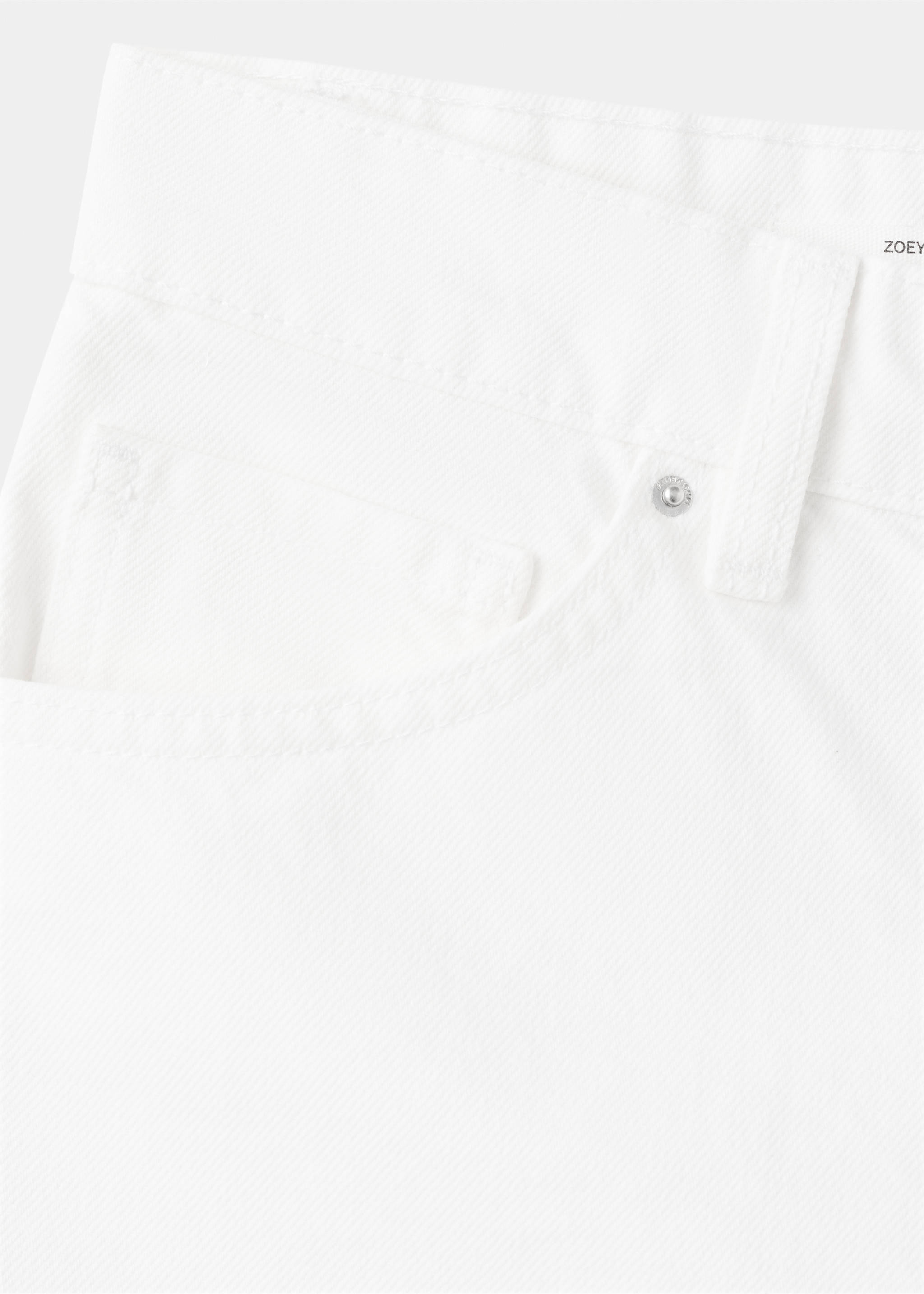 Shorts vaqueros rectos - Detalle del artículo 0, Blanco. Ref: 37091333-00.