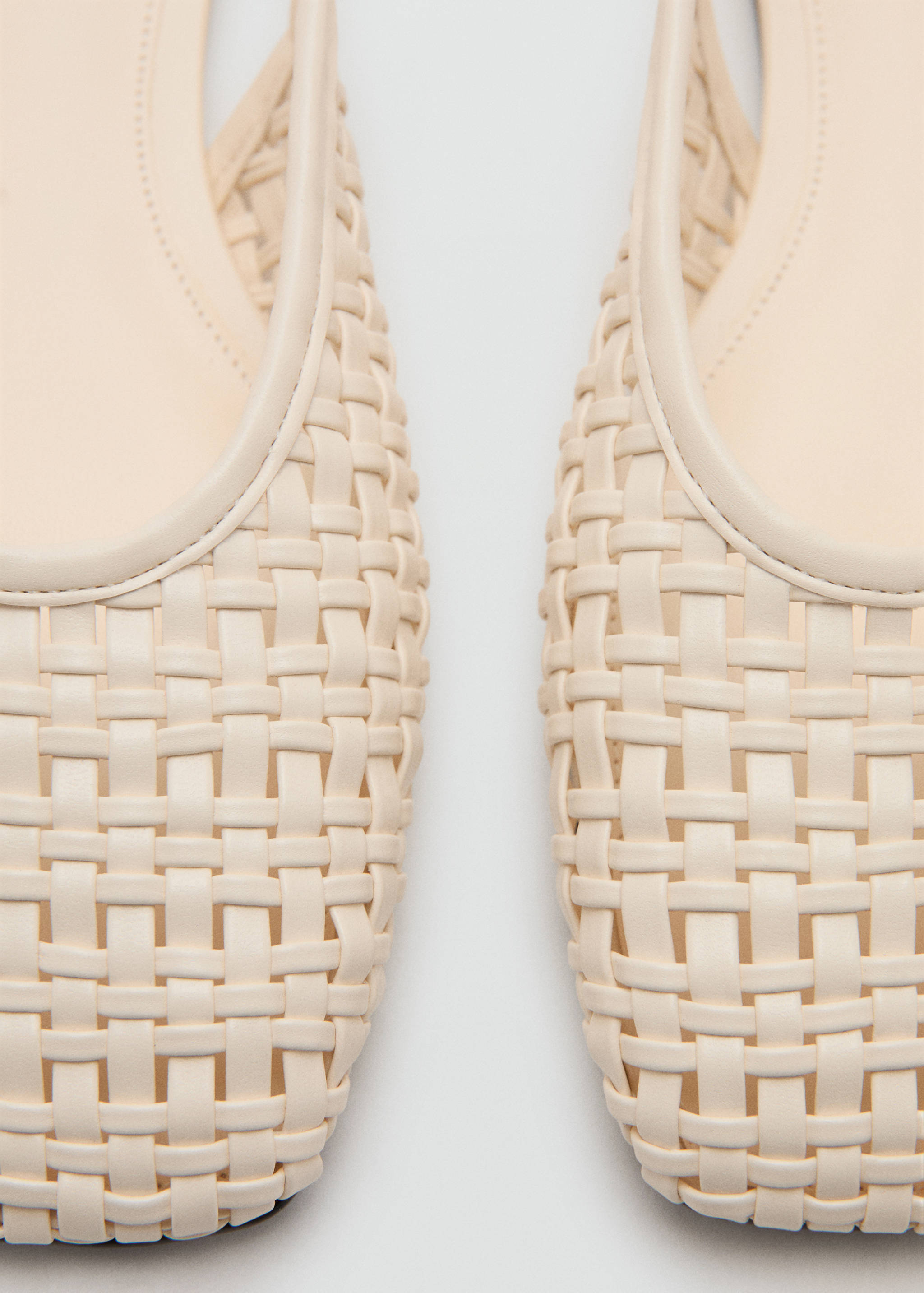 Braided backless ballerina flat - Details of the article 2
