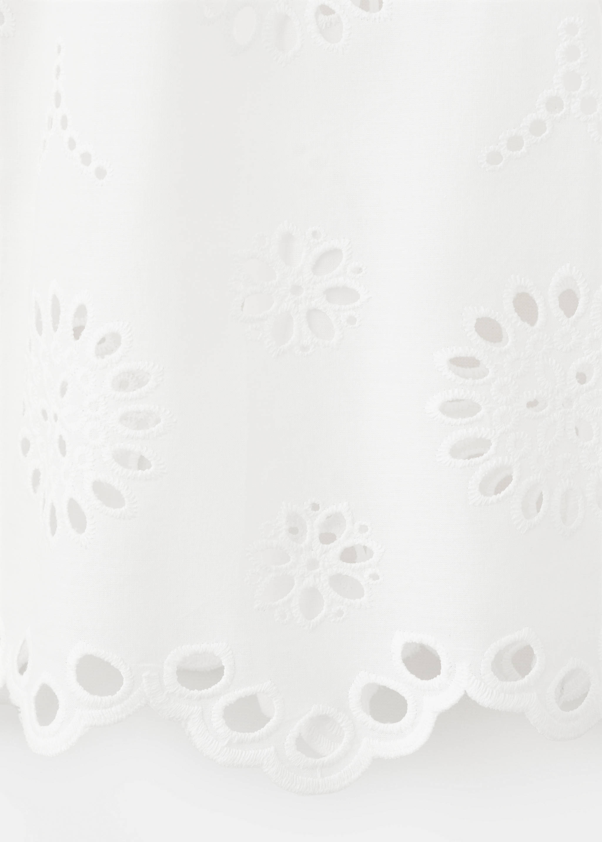 Embroidered openwork blouse - Details of the article 0