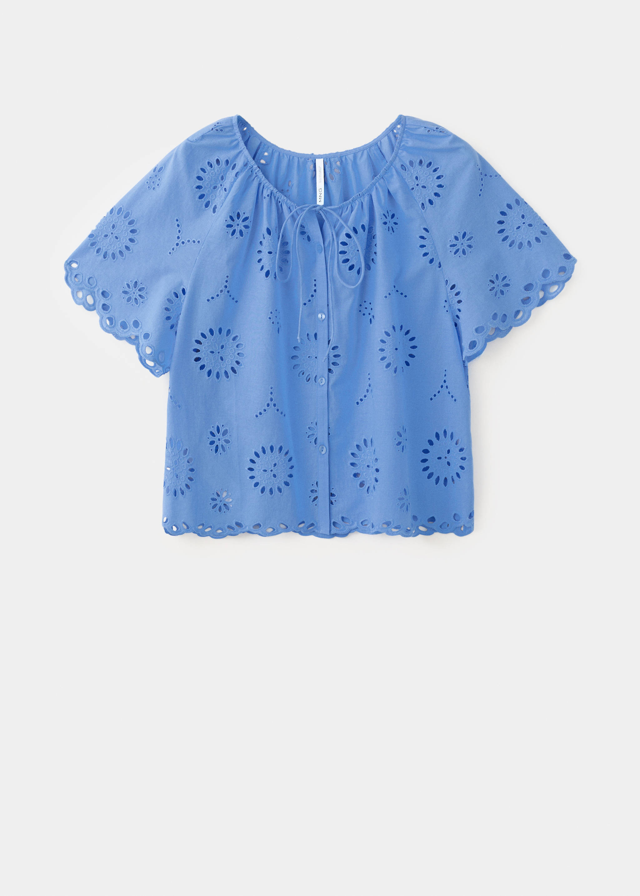 Blusa 100% algodón bordados calados - Artículo sin modelo