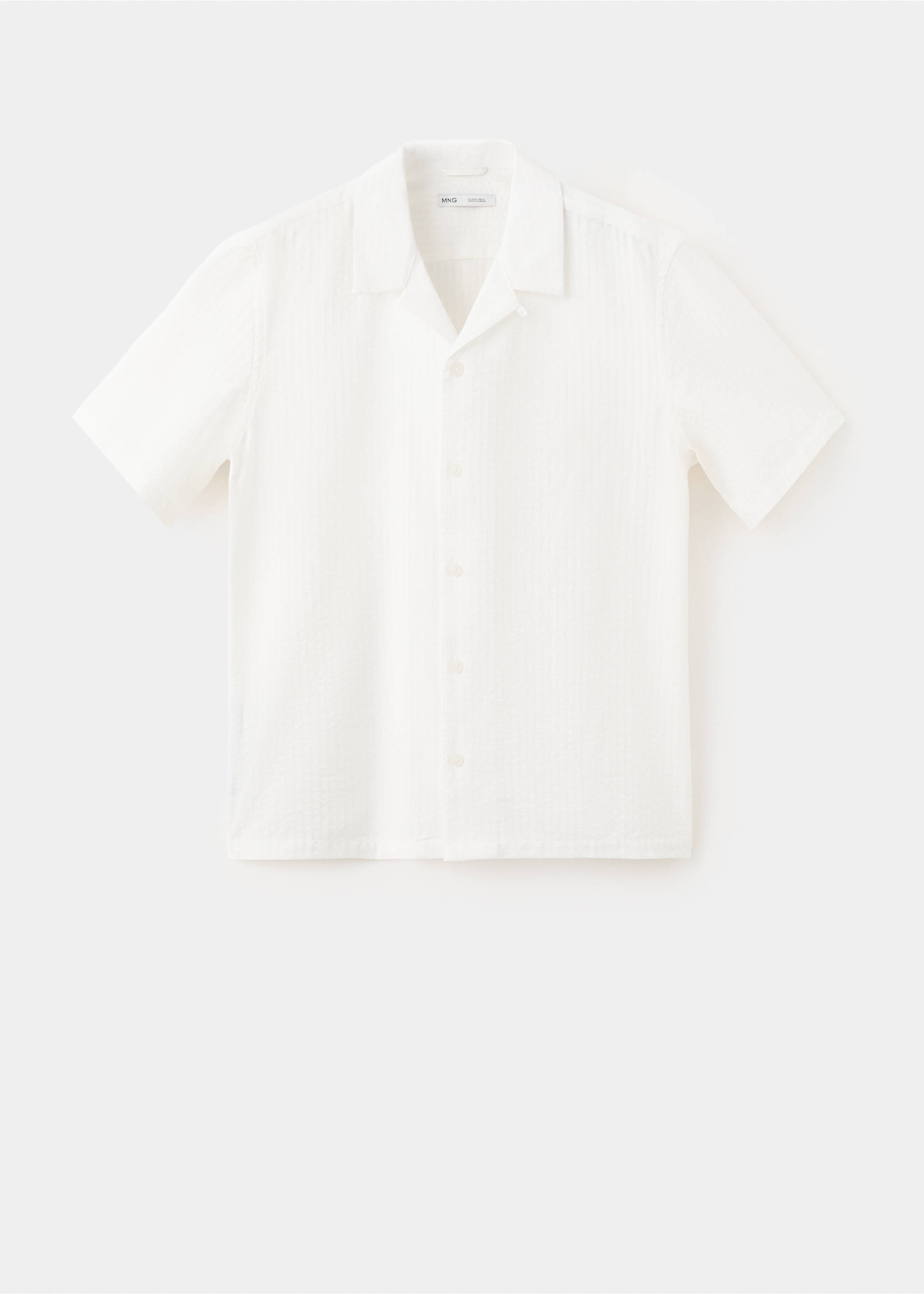 Chemise 100 % coton regular-fit - Article sans modèle, Blanc. Ref: 37091346-00.