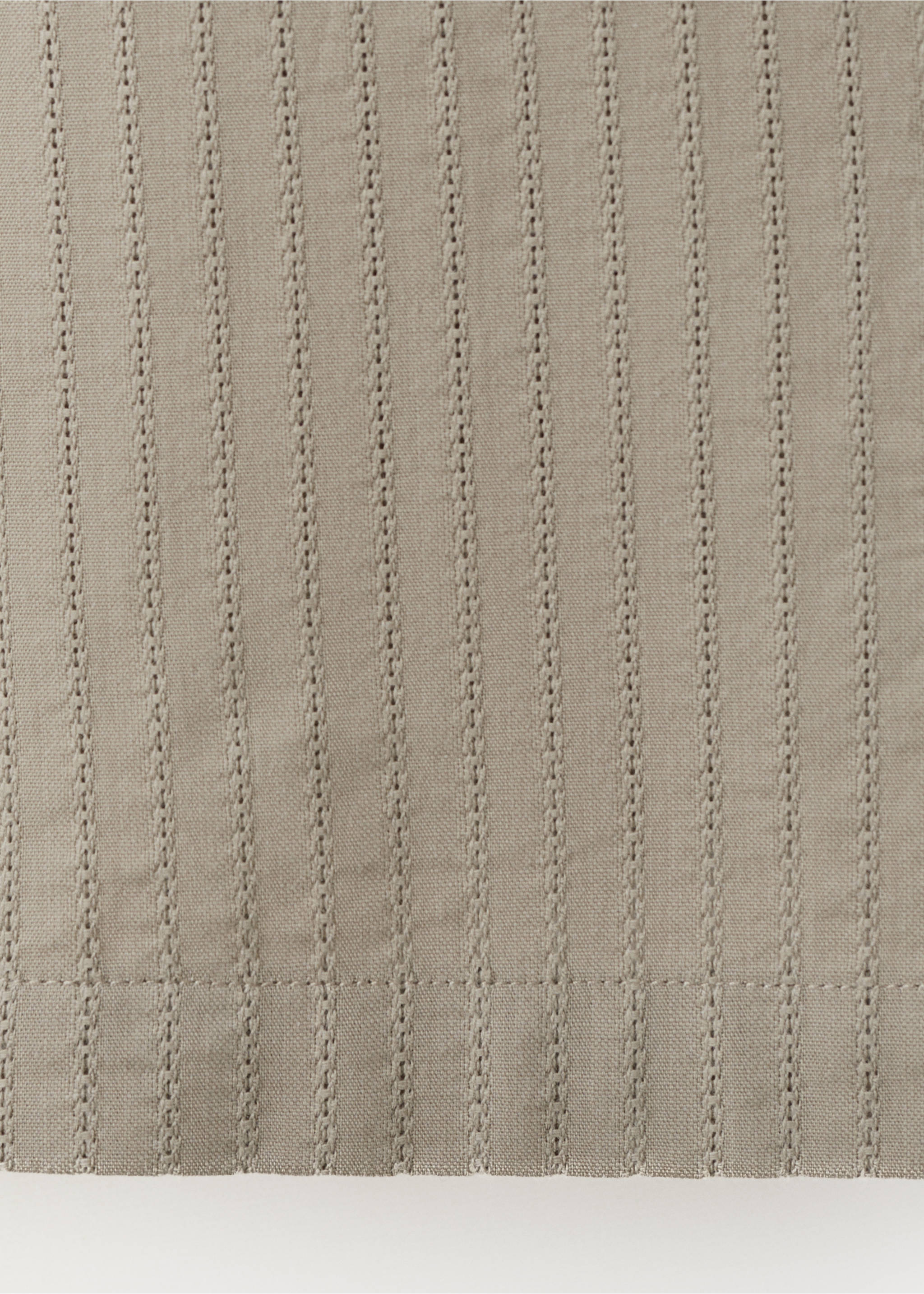 Chemise 100 % coton regular-fit - Détail de l'article 0, Beige. Ref: 37091346-00.