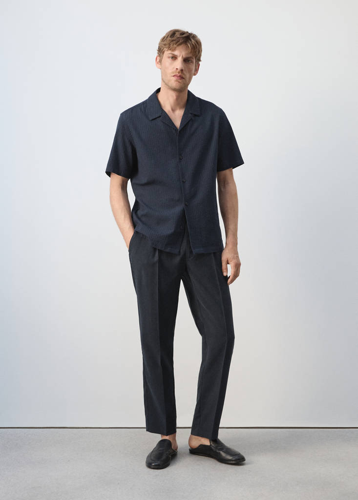 100% cotton shirt with embroidery details - thumbnail 8
