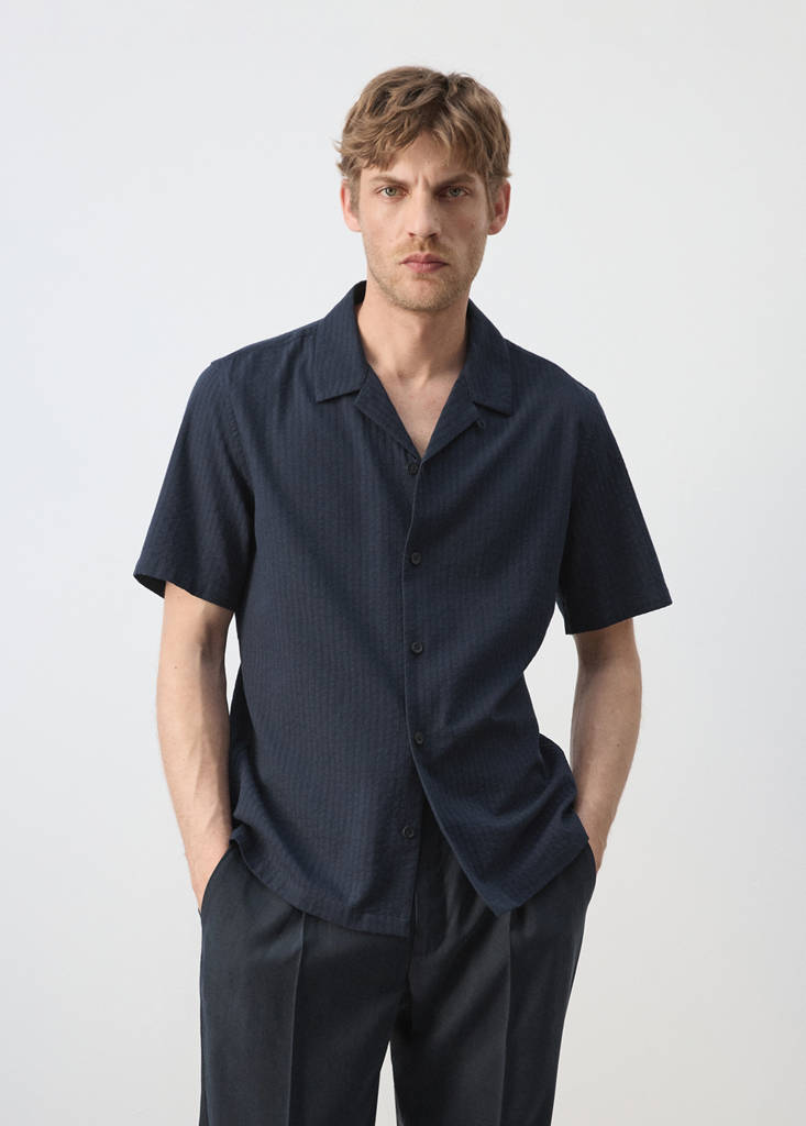 100% cotton shirt with embroidery details - thumbnail 9