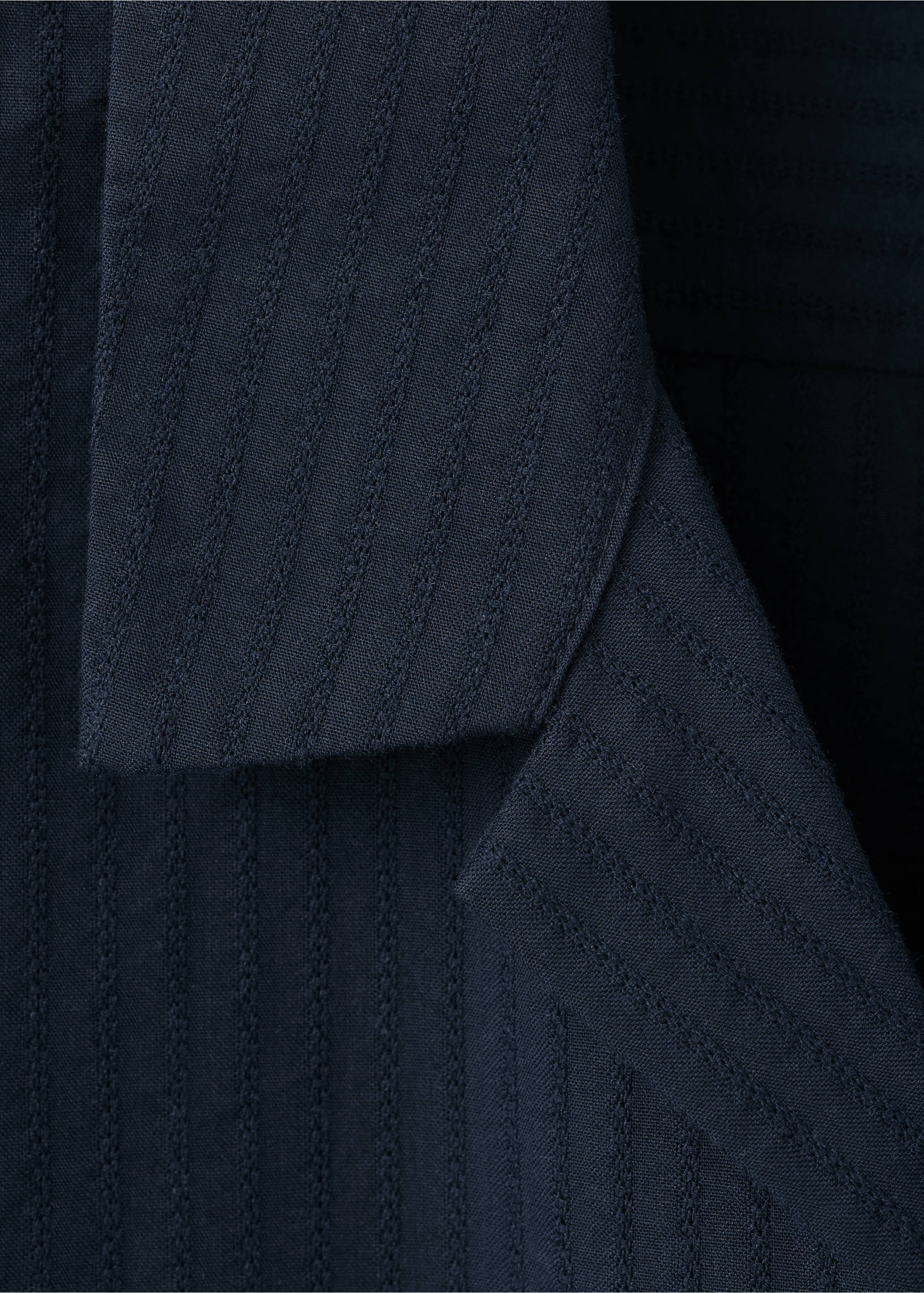 Chemise 100 % coton regular-fit - Détail de l'article 0, Bleu marine foncé. Ref: 37091346-00.