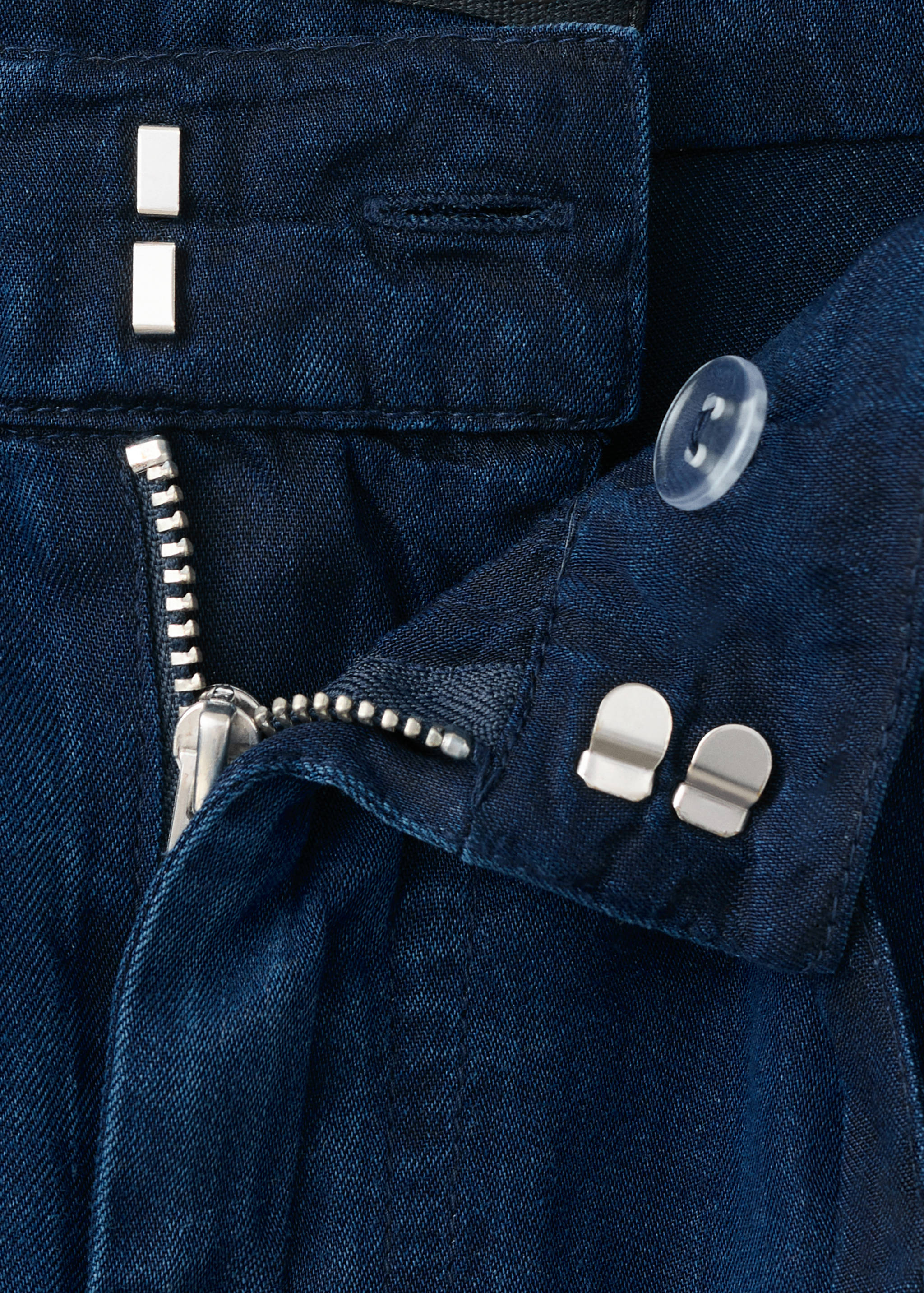 Pantalón denim cinturón lazo - Detalle del artículo 8