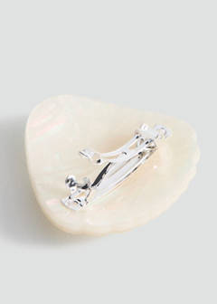 Shell barrette — Ecru 2