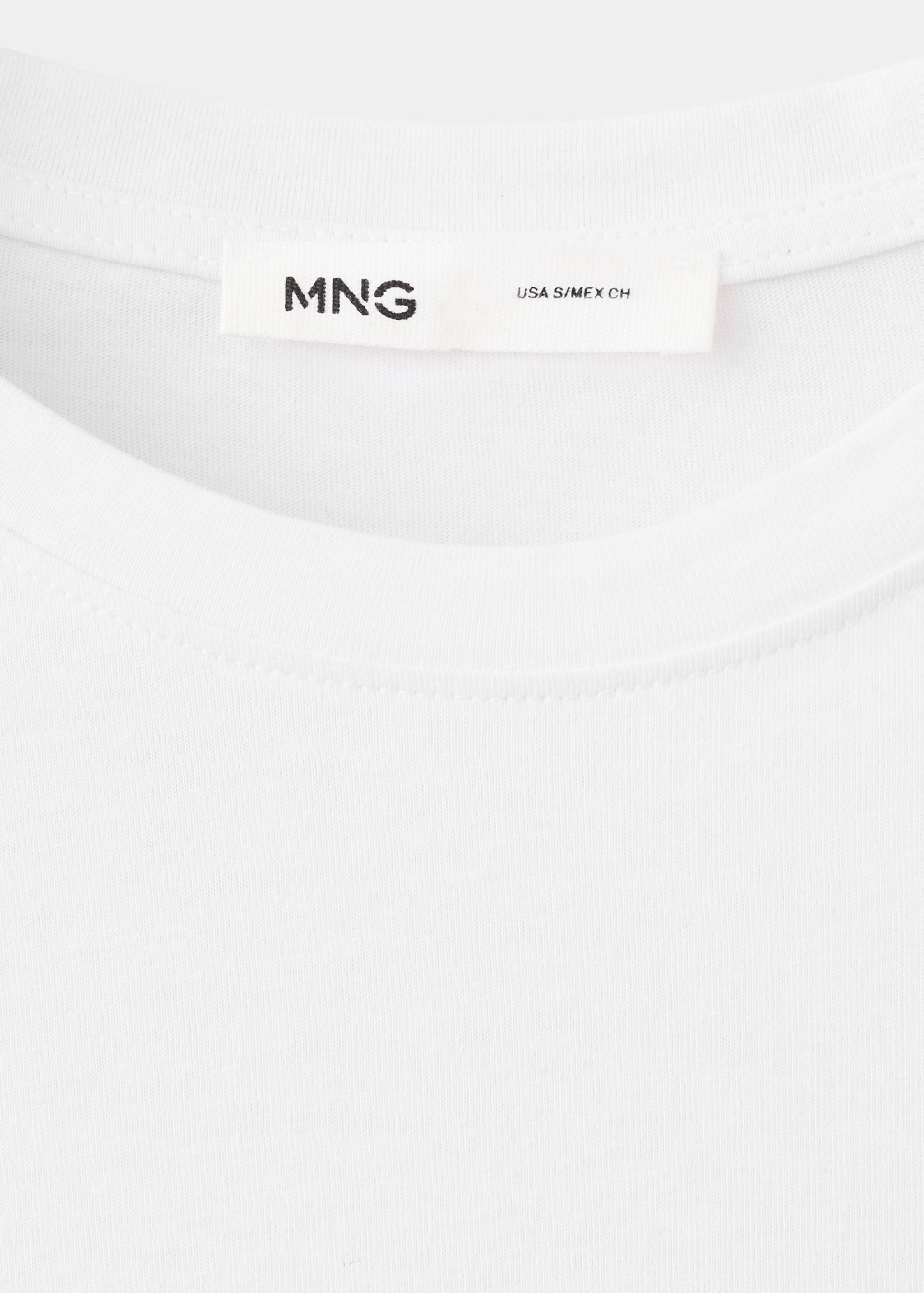 Bomullst-shirt med rund halsringning - Detaljer om artikeln 8