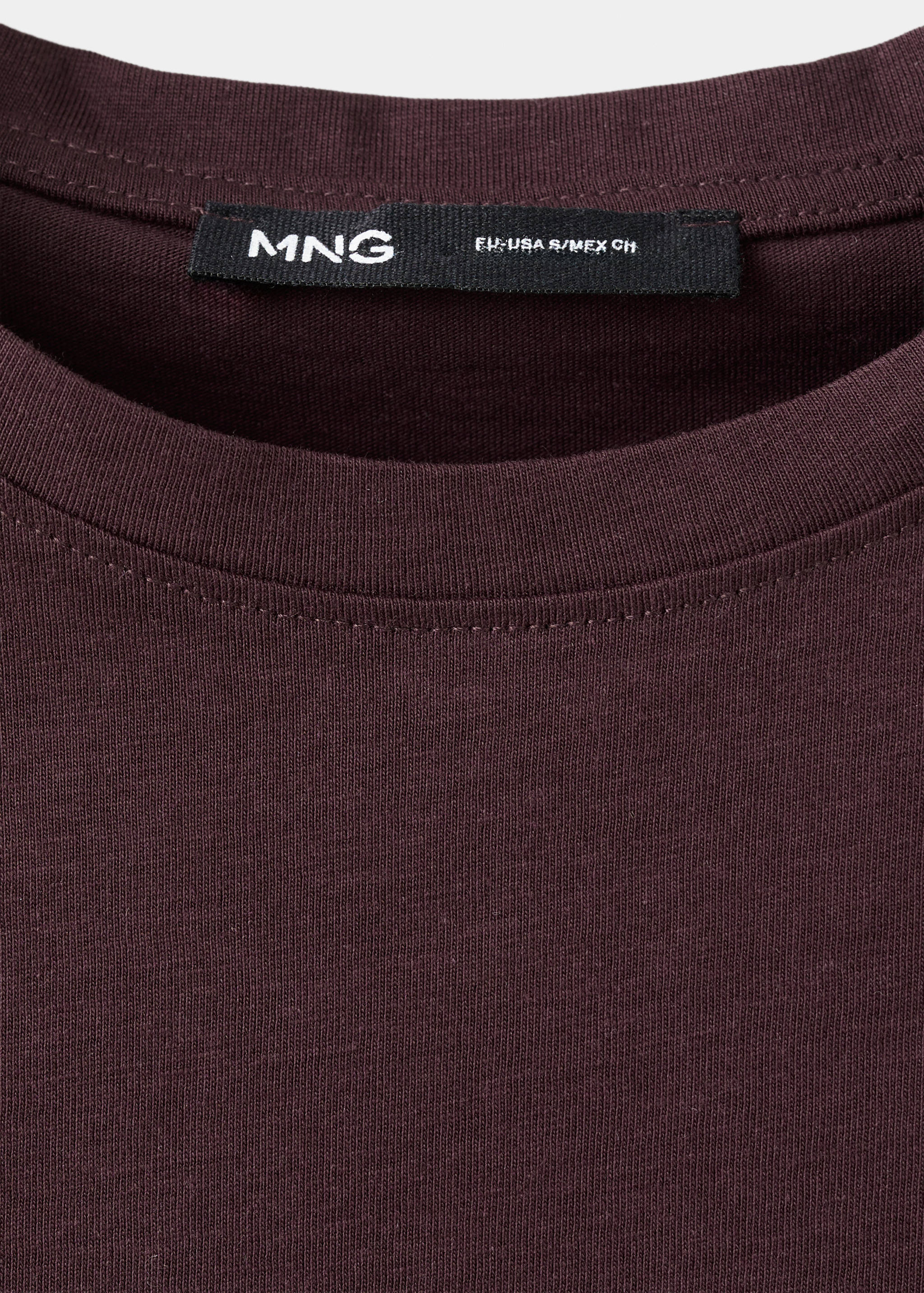 Bomullst-shirt med rund halsringning - Detaljer om artikeln 8