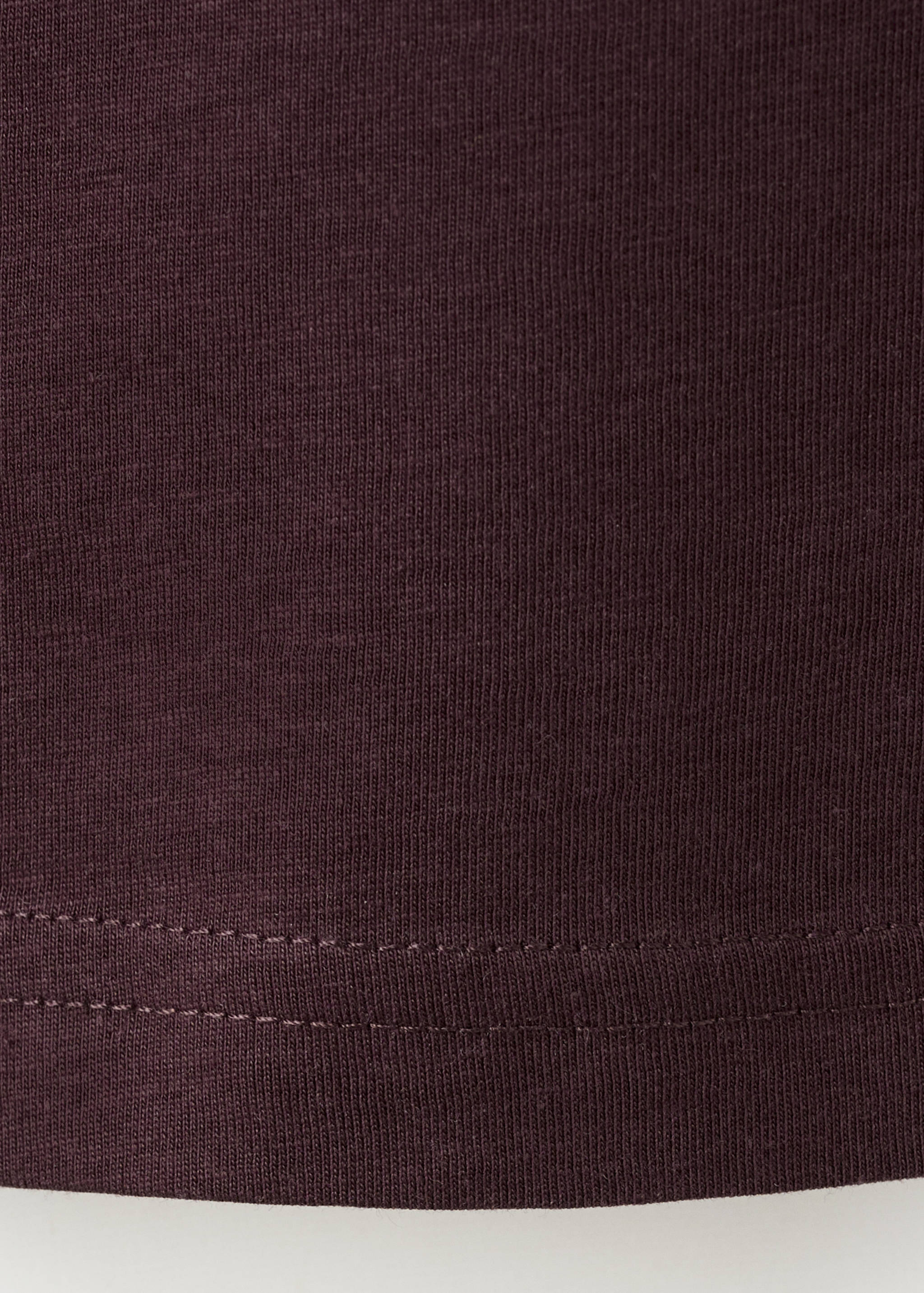 Bomullst-shirt med rund halsringning - Detaljer om artikeln 0