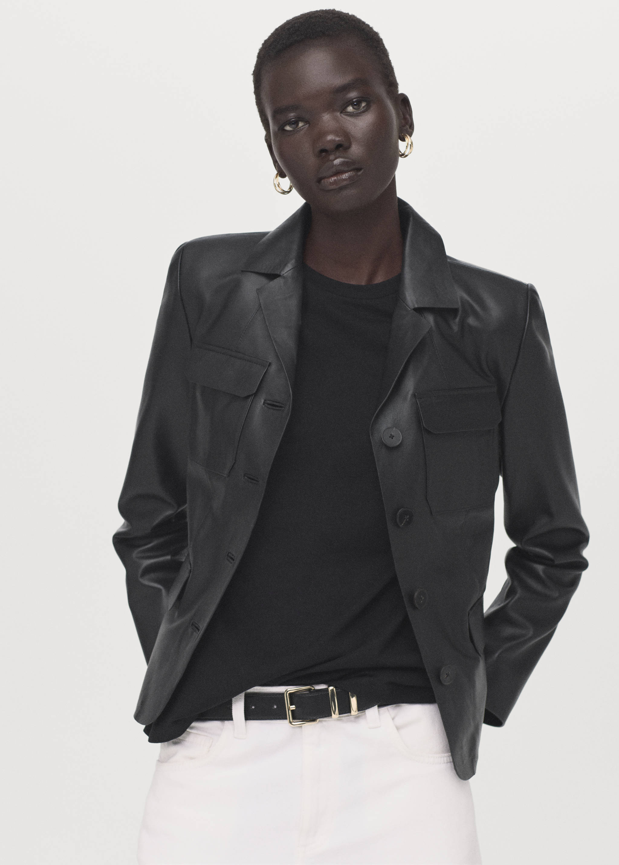 Rounded neck cotton t-shirt - Details of the article 2
