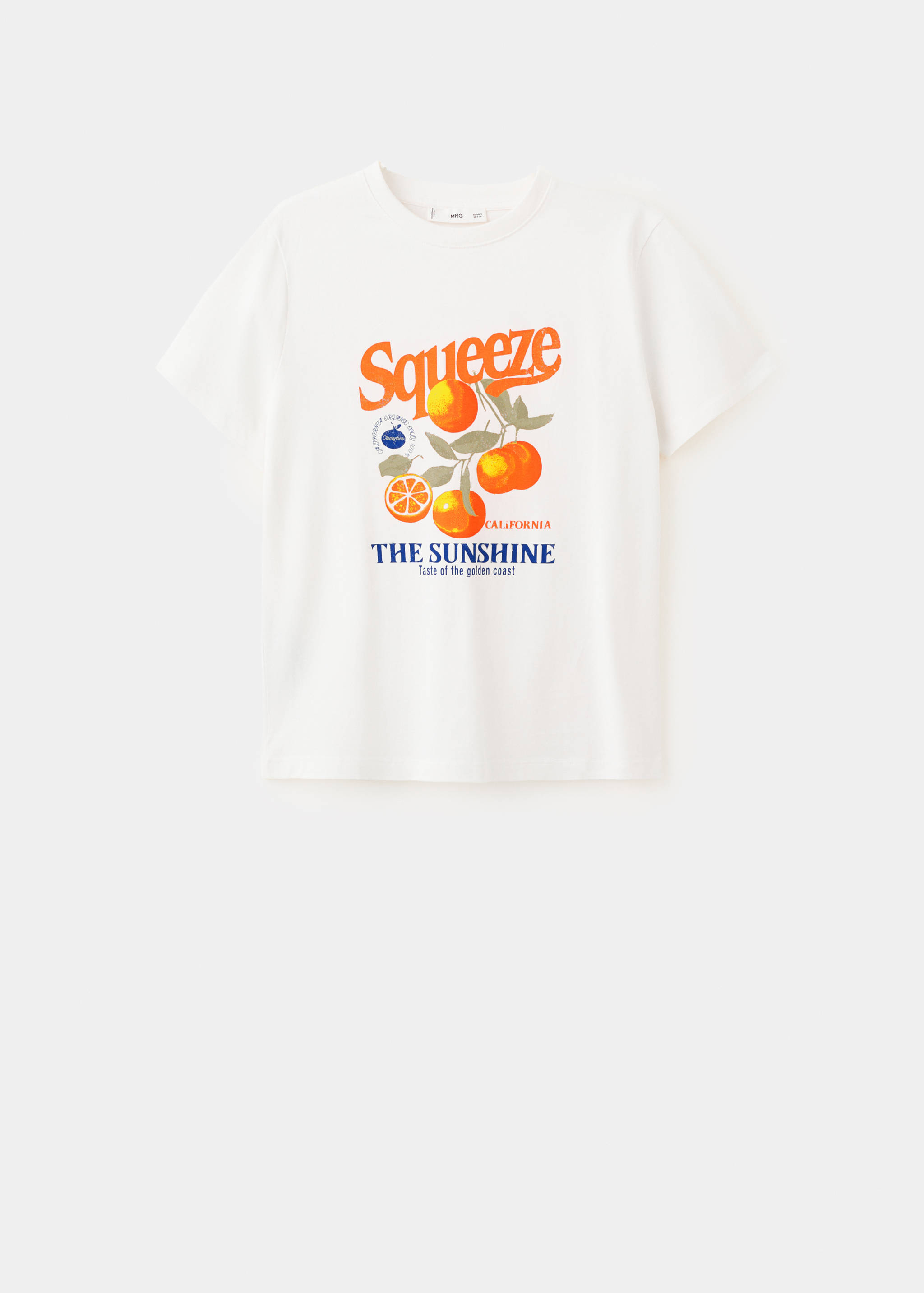 Printed cotton-blend t-shirt - Article without model