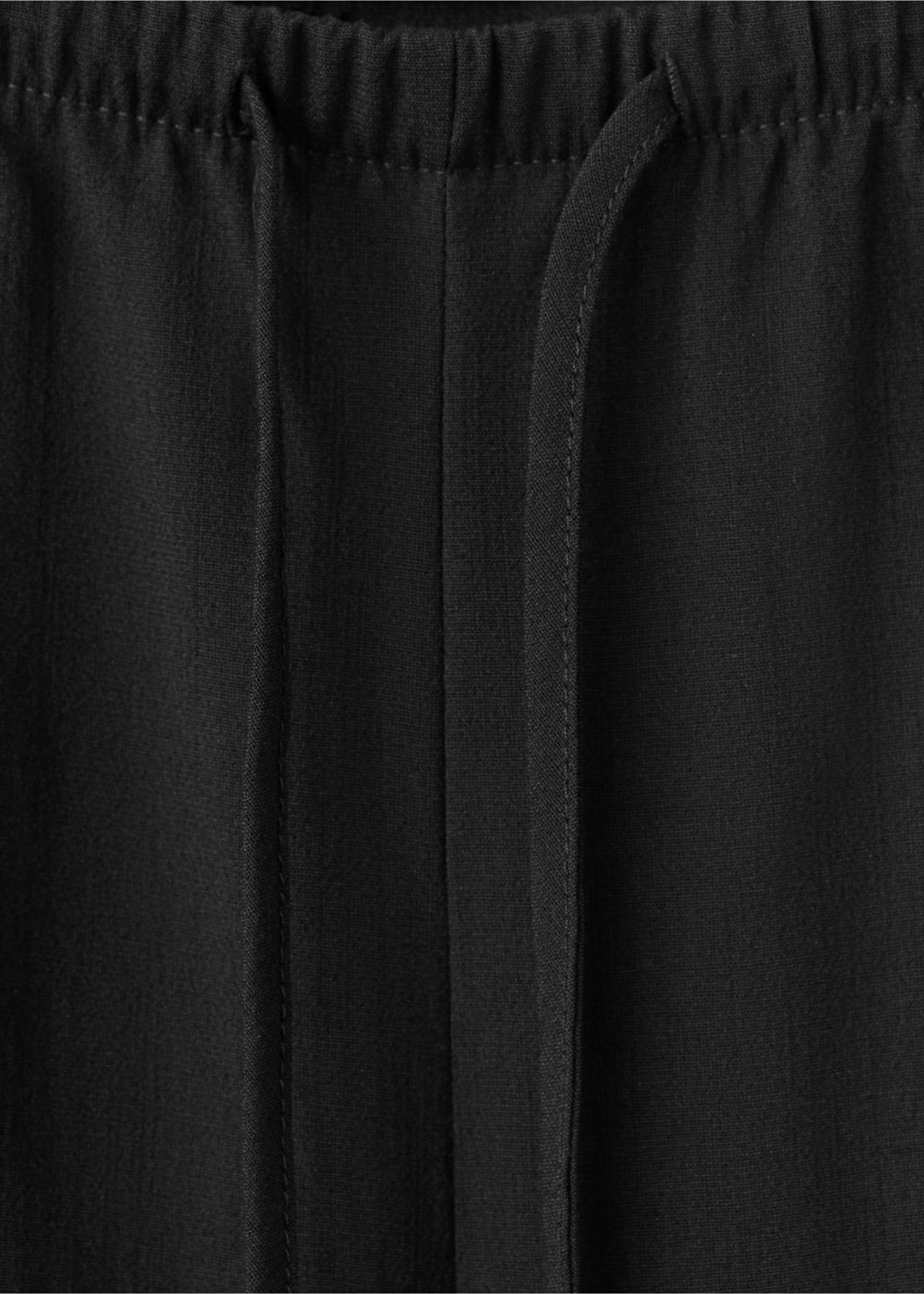 Pantalon droit taille normale - Détail de l'article 0, Noir. Ref: 37091359-00.