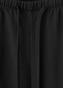 Straight mid-rise trousers — Black 9