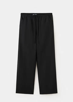 Straight mid-rise trousers — Black 7