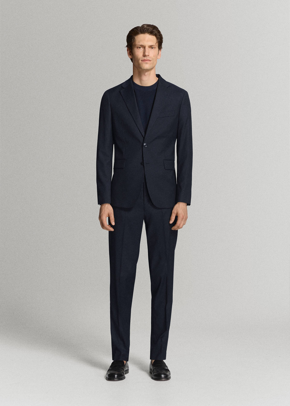 Milan slim-fit suit jacket — Navy