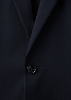 Milan slim-fit suit jacket — Navy 7
