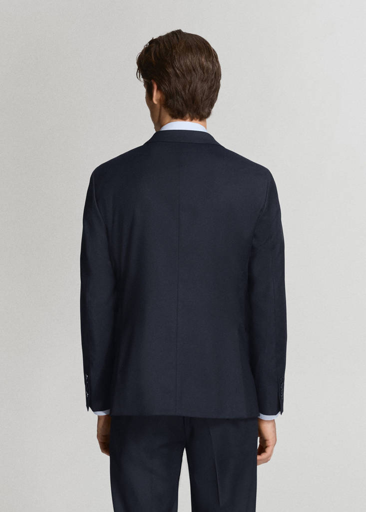 Milan slim-fit suit jacket — Navy