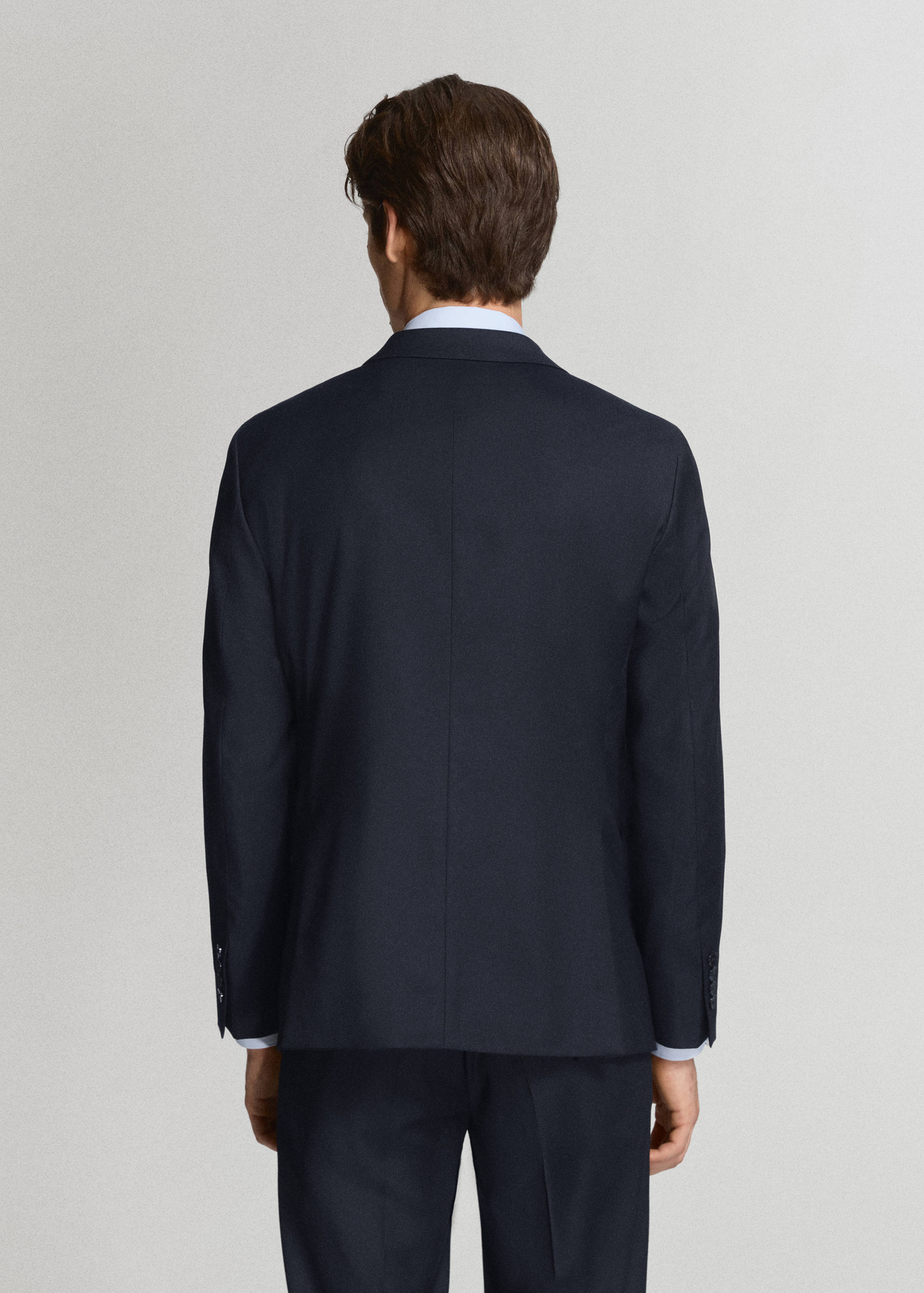 Milan slim-fit suit jacket - Reverse of the article