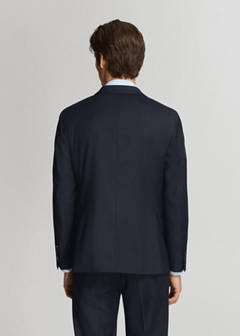 Milan slim-fit suit jacket — Navy 11