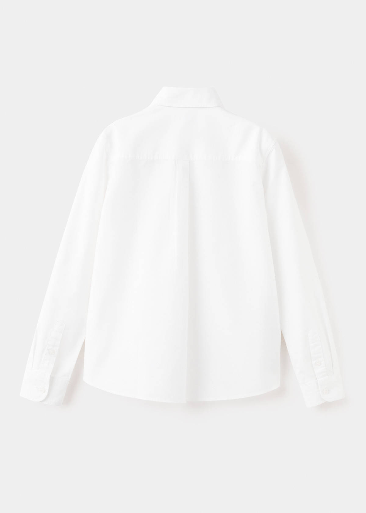 Striped Oxford shirt — White